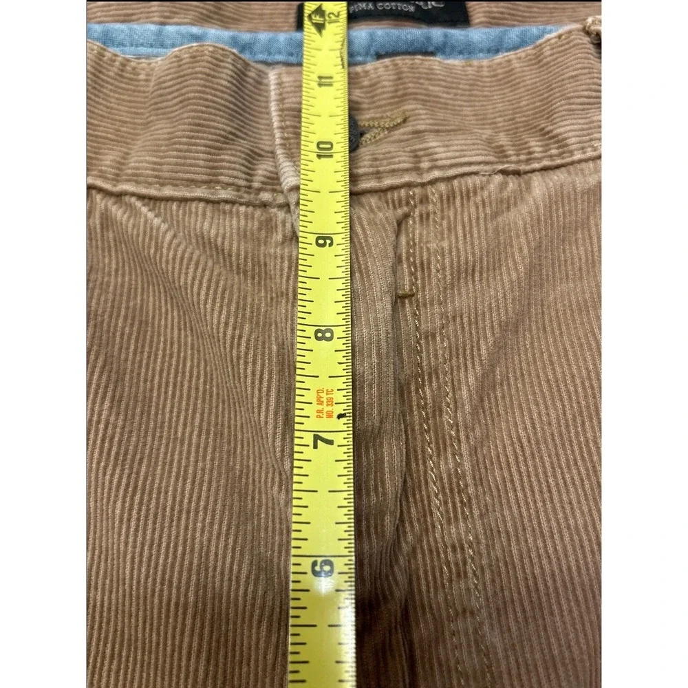 Banana Republic Mens 38x36 Pima Cotton Corduroy Pants New Tan 5-Pocket Straight